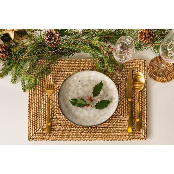 Rattan tányéralátét 40x30 cm - Tiseco Home Studio-image-4