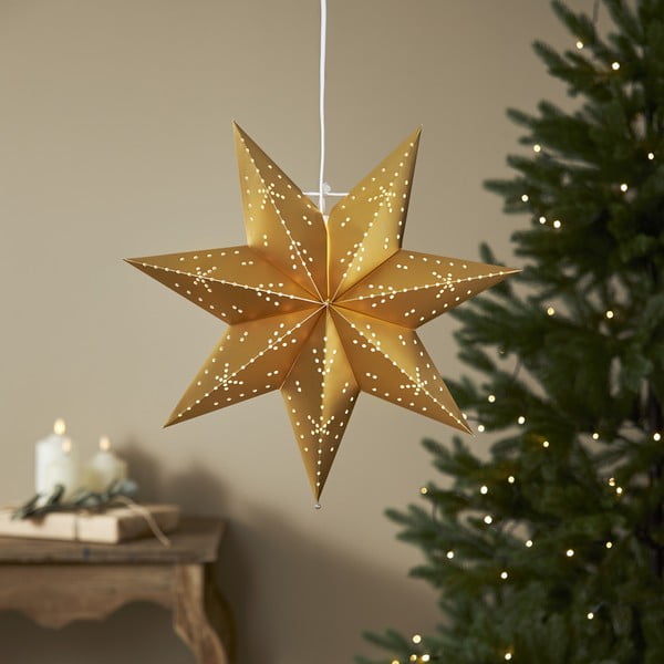 Karácsonyi aranyszínű fénydekoráció ø 45 cm Classic - Star Trading