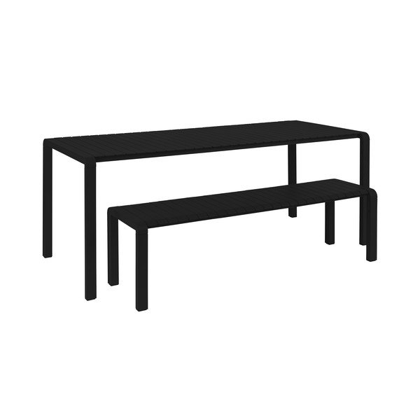 Fekete fém kerti pad Vondel – Zuiver-image-3