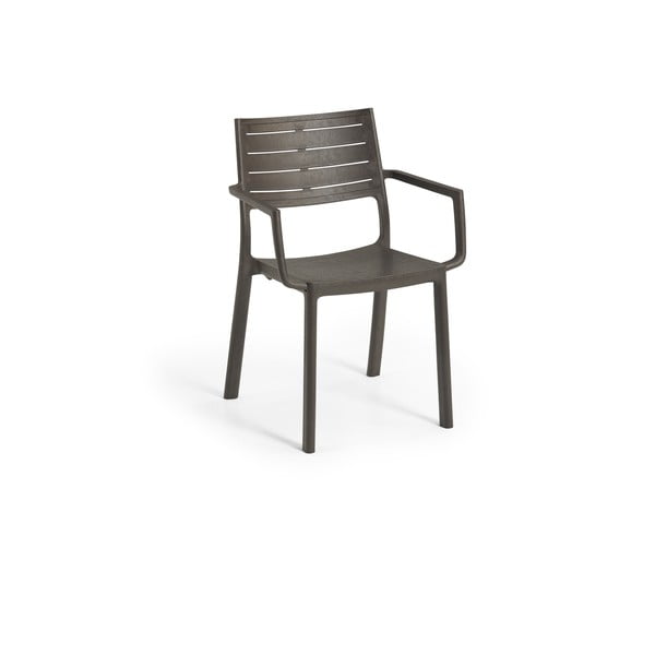 Sötétszürke műanyag kerti szék Metaline – Keter
