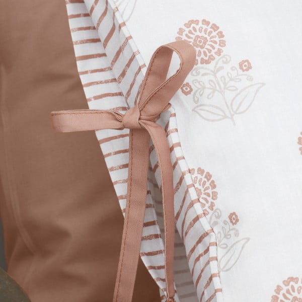 Fehér kétszemélyes ágyneműhuzat 200x200 cm Woodblock Floral – Pineapple Elephant-image-4