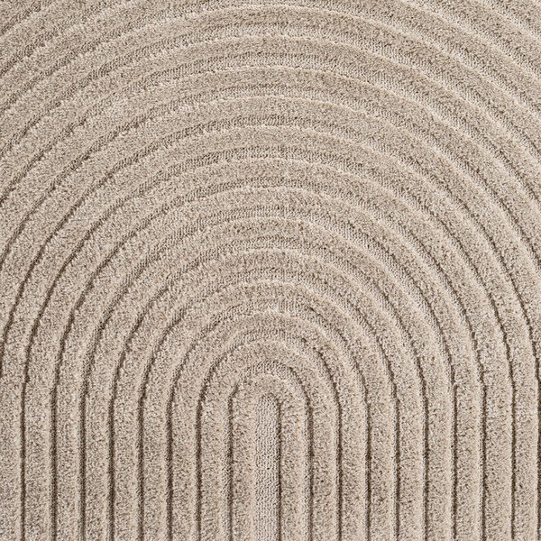 Bézs jutakeverék kerek szőnyeg ø 80 cm Art 1122 – Ayyildiz Carpets-image-2