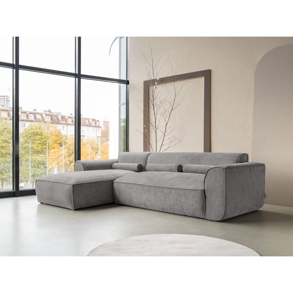 Világosszürke sarokkanapé (bal oldali) Flex Felix – Miuform-image-3
