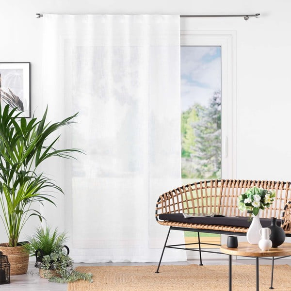 Fehér átlátszó függöny 140x240 cm Haltona – douceur d'intérieur-image-3