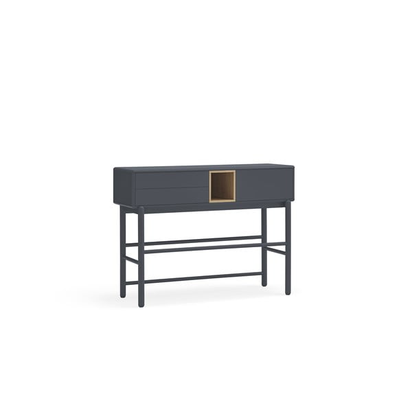 Sötétszürke konzolasztal 35x120 cm Corvo - Teulat-image-2