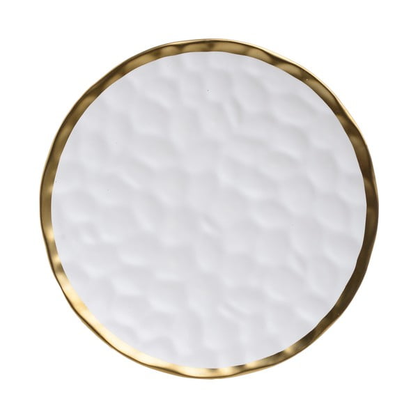 Goldie fehér porcelántányér, ⌀ 30,5 cm - InArt