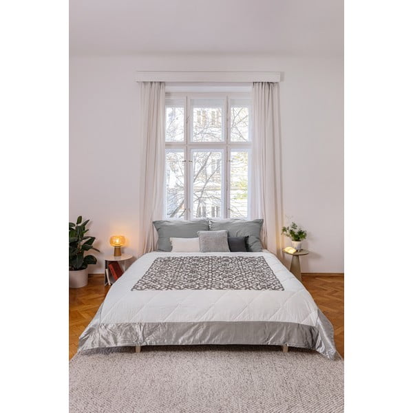 Bársony steppelt ágytakaró 220x230 cm Lattice Cut – Catherine Lansfield-image-4