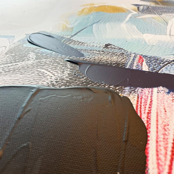 Kép kézzel festett részletekkel 70x100 cm Cro – Styler-image-3