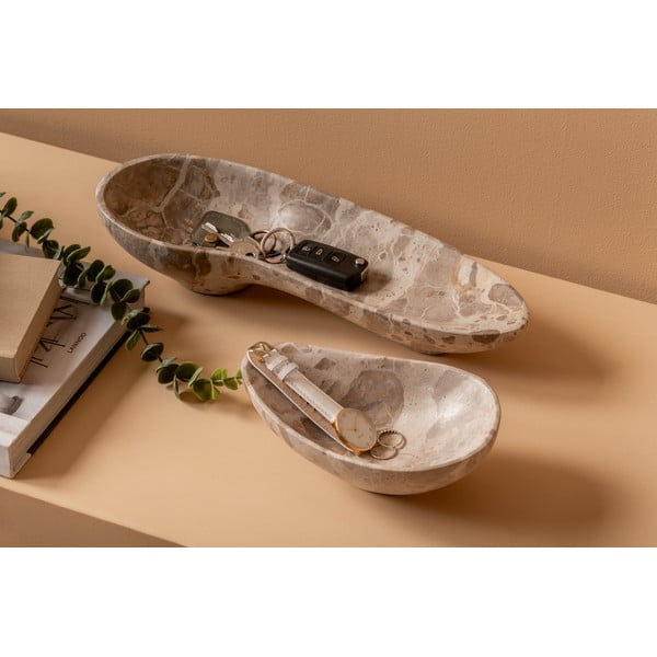 Márvány dekoratív tál 12,5x20 cm Organic – PT LIVING-image-1