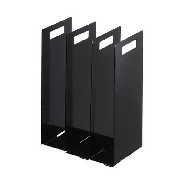 Fekete fém törölközőtartó állvány szett 2 db-os Tower – YAMAZAKI