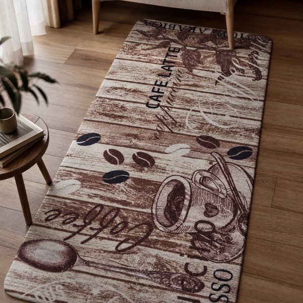 Delicious Coffee barna konyhai futószőnyeg, 67 x 180 cm - Hanse Home-image-1