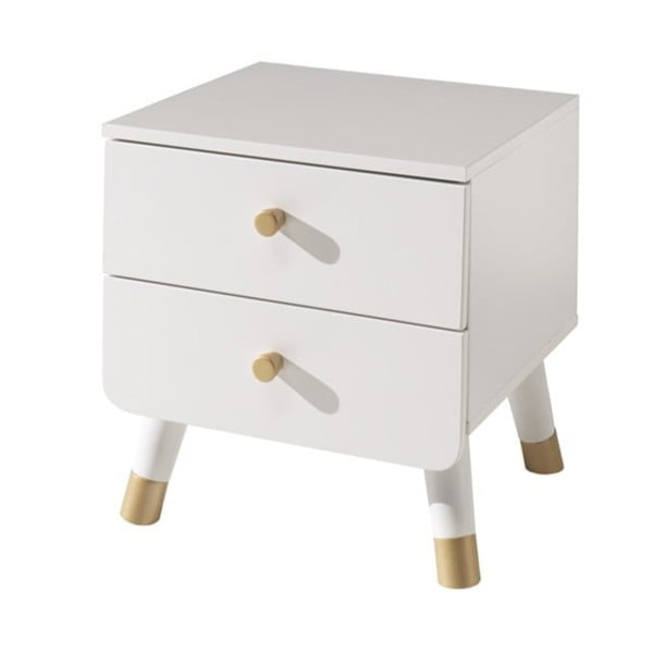 Billy fehér gyerek borovi fenyő éjjeliszekrény - Vipack