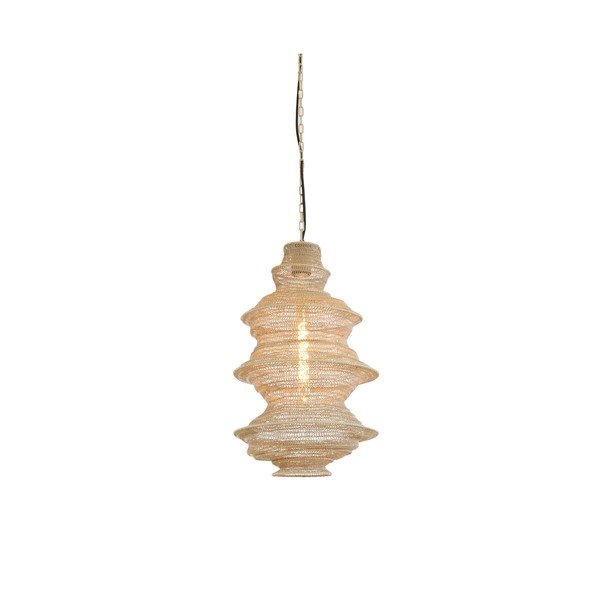 Bézs fém függőlámpa Nakisha – Light & Living-image-2
