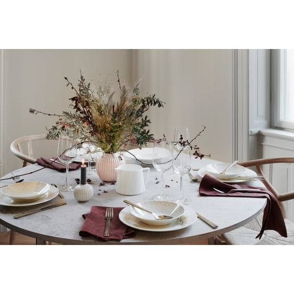 Hammershoi fehér porcelán gyertyatartó, ⌀ 7,5 cm - Kähler Design-image-1