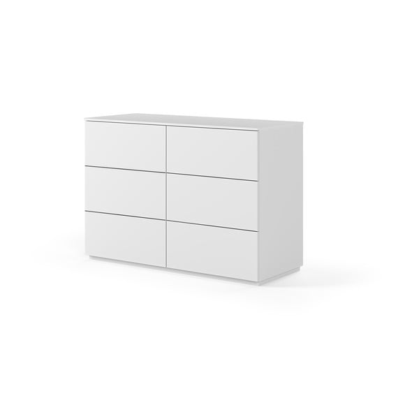 Fehér fiókos komód, 120 x 84 cm Join - TemaHome-image-2