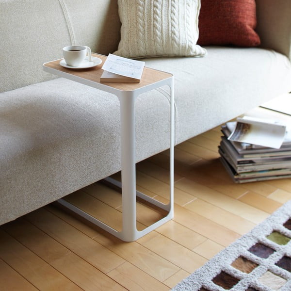 Frame fehér tárolóasztal - YAMAZAKI-image-1