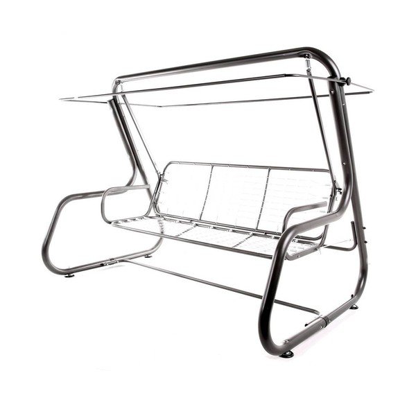 Fekete fém kerti hintaágy Celebs - Dajar-image-1