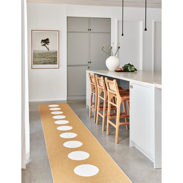 Okkersárga kültéri-beltéri futószőnyeg 70x300 cm Vera Ochre – Pappelina-image-1