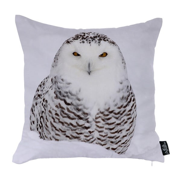 Winter Owl párnahuzat, 45 x 45 cm - Apolena
