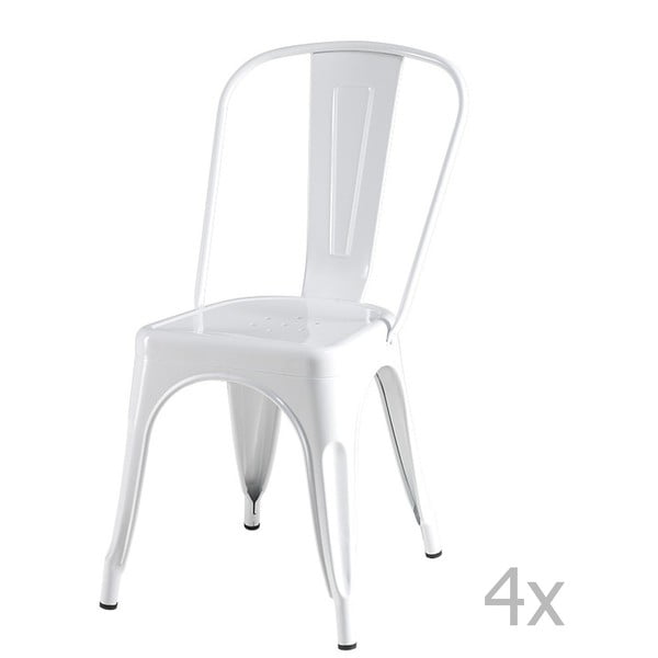 Korona fehér szék, 4 db - Furnhouse