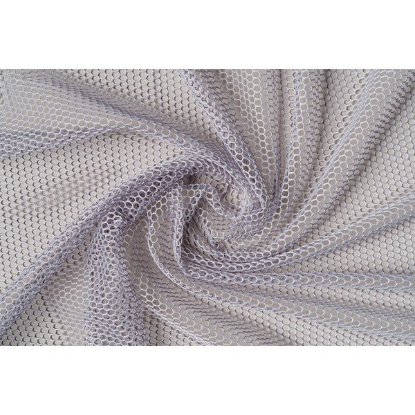 Szürke átlátszó függöny 140x245 cm Miko – Mendola Fabrics-image-1