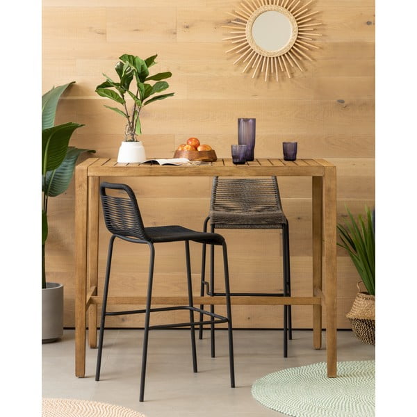 Cybille eukaliptuszfa kültéri étkezőasztal, 130 x 80 cm - Kave Home-image-4