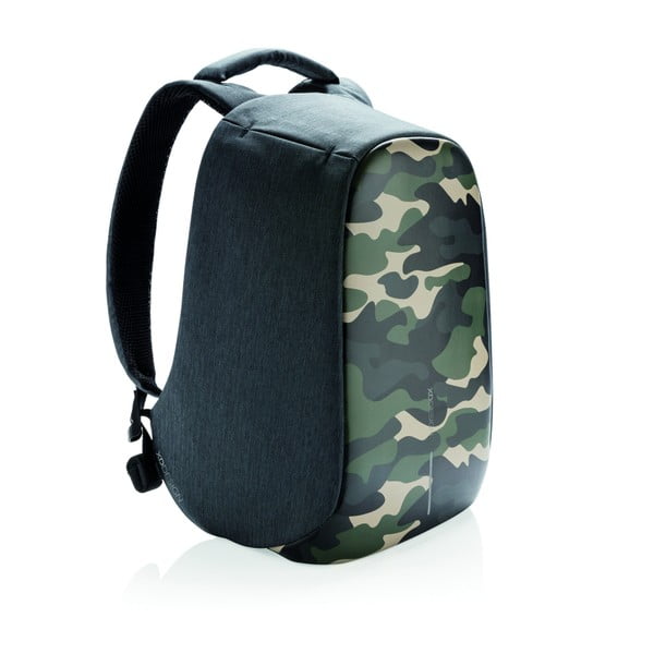 Camouflage unisex biztonsági hátizsák, zöld részletekkel, 11 l - XD Design