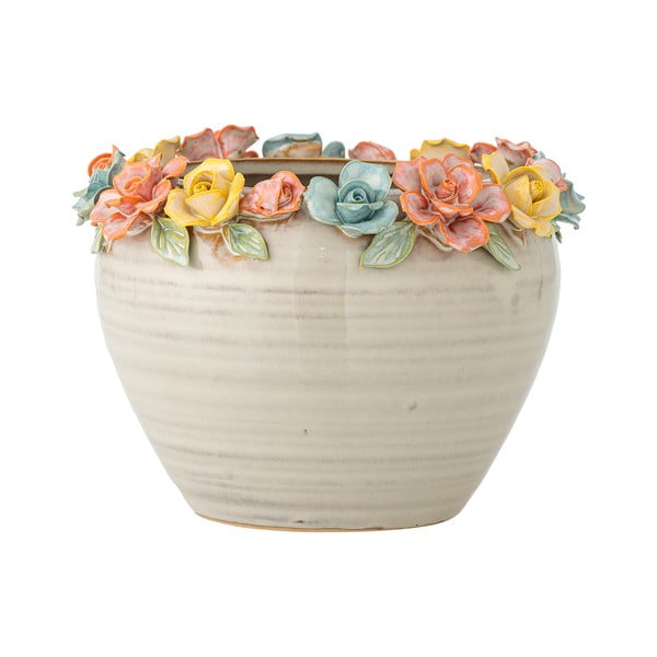 Kőedény kézzel festett kaspó ø 19,5 cm Eanna – Bloomingville