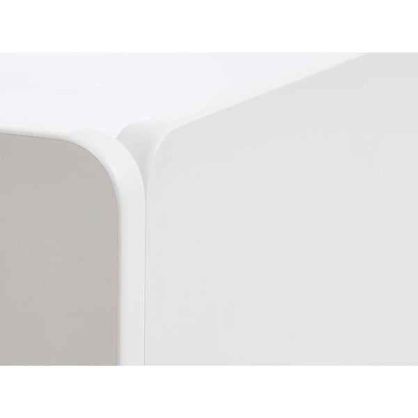 Fehér TV-állvány 160x55x45 cm Bera – Unique Furniture-image-3