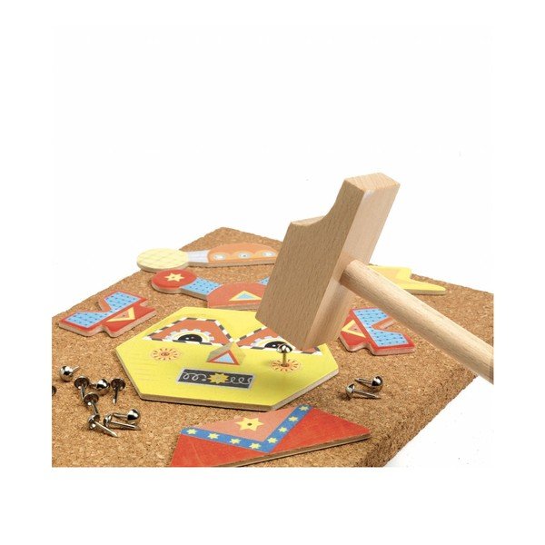 Robotok fa építőjáték - Djeco-image-1