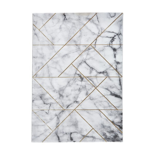Fehér-szürke szőnyeg 120x170 cm Craft – Think Rugs