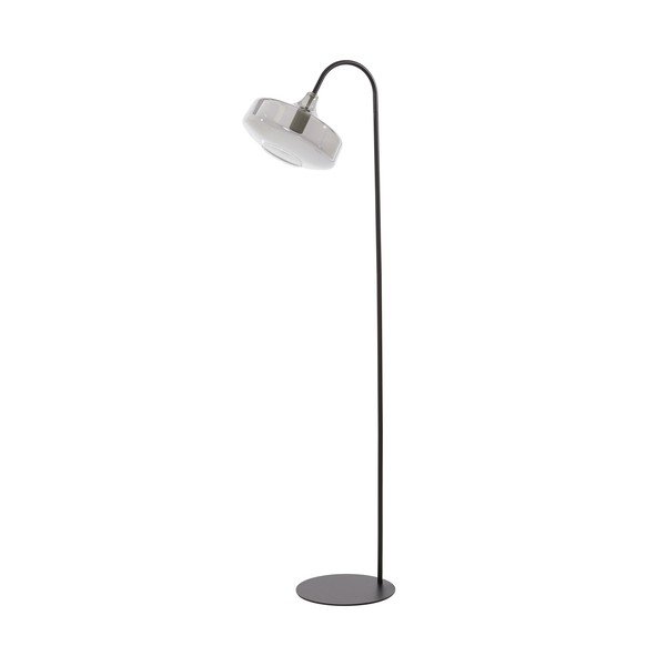 Fekete állólámpa (magasság 160 cm) Solna – Light & Living