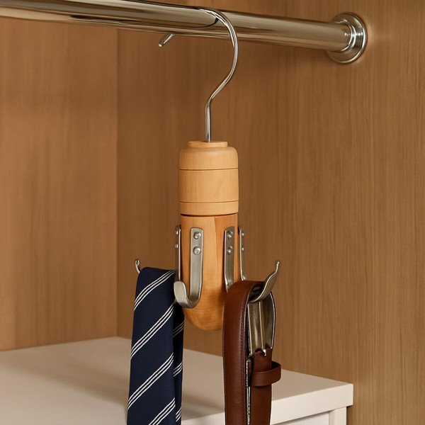 Függő fa vállfa nyakkendőkhöz és övekhez The Dandy – Premier Housewares-image-3