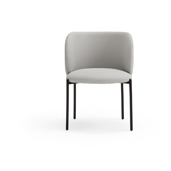 Világosszürke kárpitozott étkezőfotel szett 2 db-os Mogi – Teulat-image-2