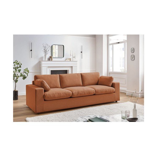 Narancssárga kanapé 250 cm Belair – Bobochic Paris-image-1