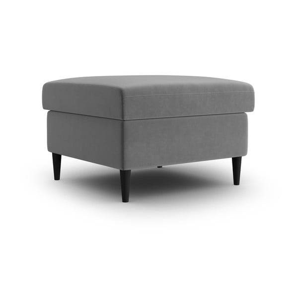 Világosszürke bársony lábtartó Kyoto – Cosmopolitan Design-image-1