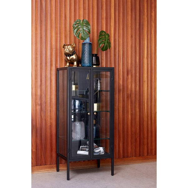 Nino fekete komód, magassága 131 cm - Canett-image-3