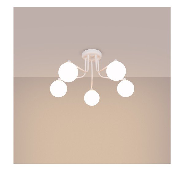 Fehér mennyezeti lámpa Beam – Sollux-image-1