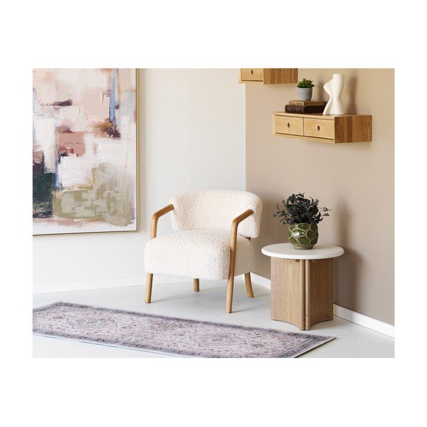 Krémszínű buklé fotel Dakar – House Nordic-image-2