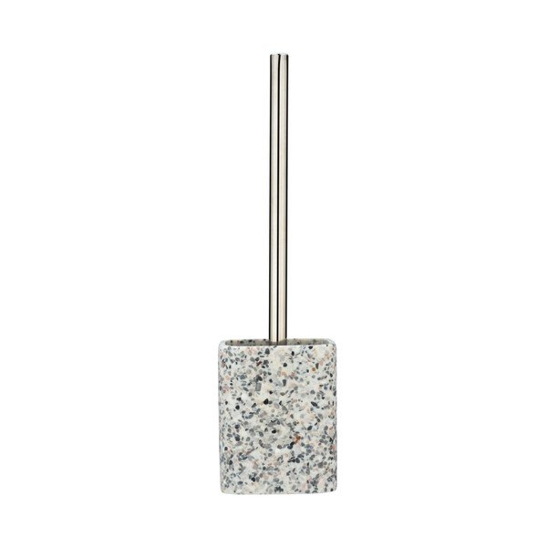 Terrazzo fehér-szürke WC-kefe - Wenko-image-1