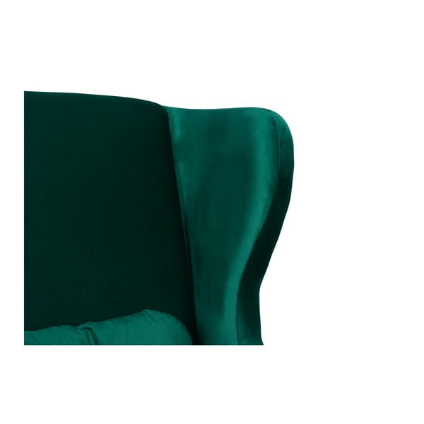 Ingrid Green sötétzöld füles fotel - SKANDICA-image-3