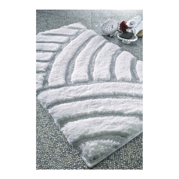 Bathmats Parsa fehér fürdőszobai szőnyeg, 70 x 120 cm - Confetti