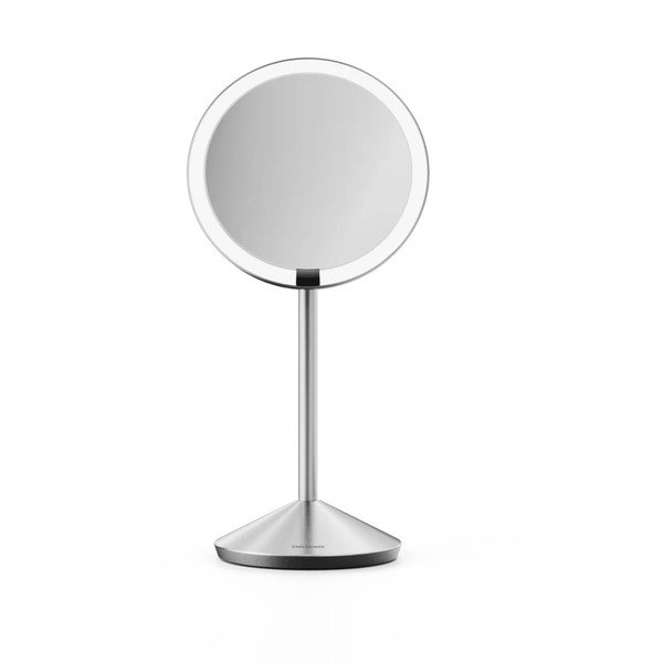 Kozmetikai tükör világítással-nagyítós (ötszörös nagyítás) ø 12 cm – simplehuman