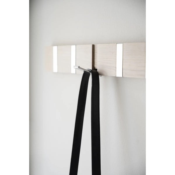 Natúr színű tölgyfa fali fogas Confetti – Rowico-image-3