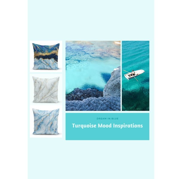 Azuro Cassie 3 db párnahuzat, 45 x 45 cm - Minimalist Cushion Covers-image-1