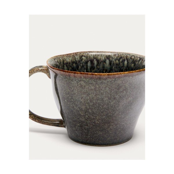 Szürke kerámia bögre Coval – Kave Home-image-4