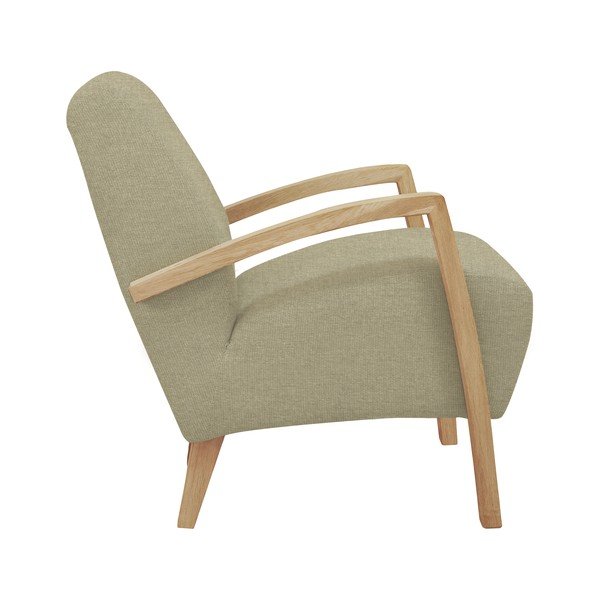 Luna bézs fotel világos lábakkal - Windsor & Co Sofas-image-1
