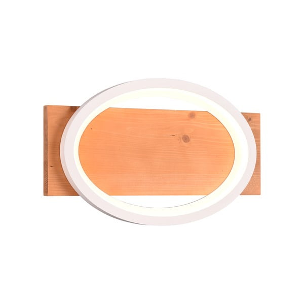 Fehér-natúr színű LED dimmelhető fali lámpa Barca – Trio-image-2