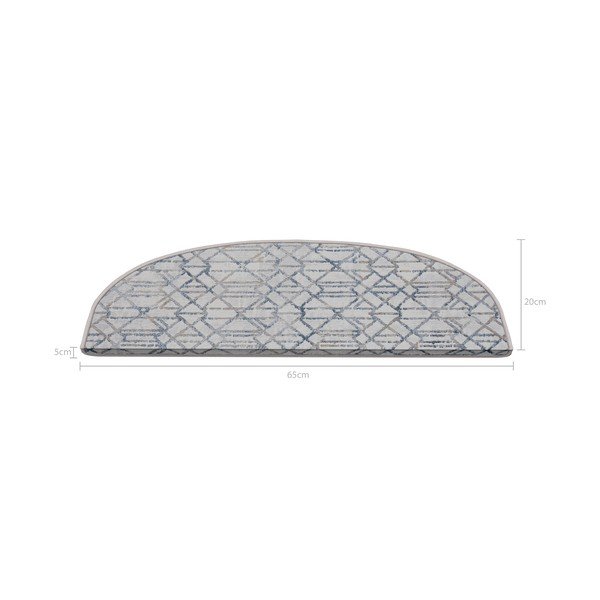 Szürke lépcsőszőnyeg szett 16 db-os 20x65 cm Cottage Warmth – Vitaus-image-2