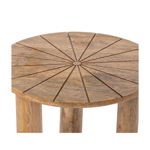 Mangófa kerek tárolóasztal ø 40 cm Stella – Bloomingville-image-3